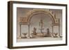 Parisian Fountains-Jean-Marie Amelin-Framed Giclee Print