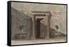 Parisian Fountains-Jean-Marie Amelin-Framed Stretched Canvas