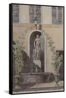 Parisian Fountains-Jean-Marie Amelin-Framed Stretched Canvas