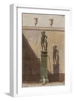 Parisian Fountains-Jean-Marie Amelin-Framed Giclee Print