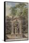 Parisian Fountains-Jean-Marie Amelin-Framed Stretched Canvas