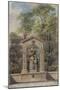 Parisian Fountains-Jean-Marie Amelin-Mounted Giclee Print