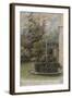 Parisian Fountains-Jean-Marie Amelin-Framed Giclee Print