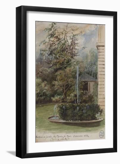 Parisian Fountains-Jean-Marie Amelin-Framed Giclee Print