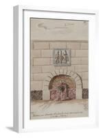 Parisian Fountains-Jean-Marie Amelin-Framed Giclee Print