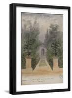 Parisian Fountains-Jean-Marie Amelin-Framed Giclee Print