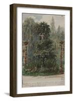 Parisian Fountains-Jean-Marie Amelin-Framed Giclee Print