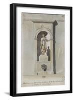 Parisian Fountains-Jean-Marie Amelin-Framed Giclee Print