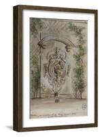 Parisian Fountains-Jean-Marie Amelin-Framed Giclee Print