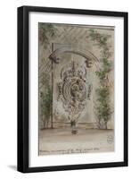 Parisian Fountains-Jean-Marie Amelin-Framed Giclee Print