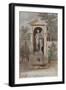 Parisian Fountains-Jean-Marie Amelin-Framed Giclee Print