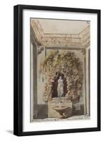 Parisian Fountains-Jean-Marie Amelin-Framed Giclee Print