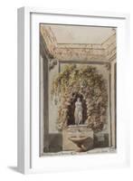 Parisian Fountains-Jean-Marie Amelin-Framed Giclee Print