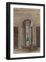 Parisian Fountains-Jean-Marie Amelin-Framed Giclee Print