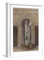 Parisian Fountains-Jean-Marie Amelin-Framed Giclee Print