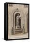 Parisian Fountains-Jean-Marie Amelin-Framed Stretched Canvas