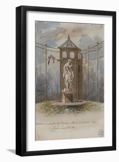 Parisian Fountains-Jean-Marie Amelin-Framed Giclee Print