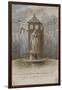 Parisian Fountains-Jean-Marie Amelin-Framed Giclee Print