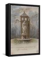 Parisian Fountains-Jean-Marie Amelin-Framed Stretched Canvas