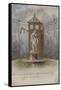 Parisian Fountains-Jean-Marie Amelin-Framed Stretched Canvas