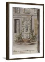 Parisian Fountains-Jean-Marie Amelin-Framed Giclee Print