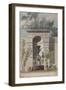 Parisian Fountains-Jean-Marie Amelin-Framed Giclee Print