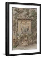 Parisian Fountains-Jean-Marie Amelin-Framed Giclee Print