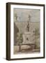 Parisian Fountains-Jean-Marie Amelin-Framed Giclee Print