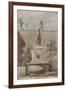 Parisian Fountains-Jean-Marie Amelin-Framed Giclee Print