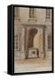 Parisian Fountains-Jean-Marie Amelin-Framed Stretched Canvas