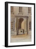 Parisian Fountains-Jean-Marie Amelin-Framed Giclee Print