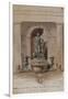 Parisian Fountains-Jean-Marie Amelin-Framed Giclee Print