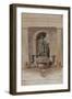 Parisian Fountains-Jean-Marie Amelin-Framed Giclee Print