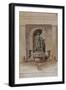 Parisian Fountains-Jean-Marie Amelin-Framed Giclee Print