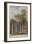 Parisian Fountains-Jean-Marie Amelin-Framed Giclee Print