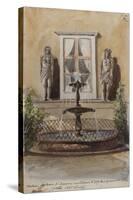 Parisian Fountains-Jean-Marie Amelin-Stretched Canvas