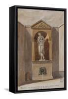 Parisian Fountains-Jean-Marie Amelin-Framed Stretched Canvas