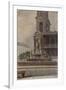 Parisian Fountains-Jean-Marie Amelin-Framed Giclee Print