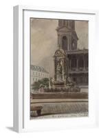 Parisian Fountains-Jean-Marie Amelin-Framed Giclee Print