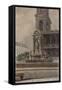 Parisian Fountains-Jean-Marie Amelin-Framed Stretched Canvas