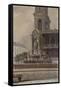 Parisian Fountains-Jean-Marie Amelin-Framed Stretched Canvas