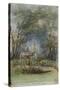 Parisian Fountains-Jean-Marie Amelin-Stretched Canvas