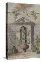 Parisian Fountains-Jean-Marie Amelin-Stretched Canvas