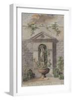 Parisian Fountains-Jean-Marie Amelin-Framed Giclee Print