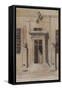 Parisian Fountains-Jean-Marie Amelin-Framed Stretched Canvas