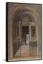 Parisian Fountains-Jean-Marie Amelin-Framed Stretched Canvas