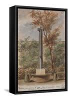 Parisian Fountains-Jean-Marie Amelin-Framed Stretched Canvas