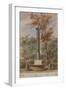 Parisian Fountains-Jean-Marie Amelin-Framed Giclee Print