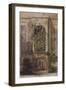 Parisian Fountains-Jean-Marie Amelin-Framed Giclee Print