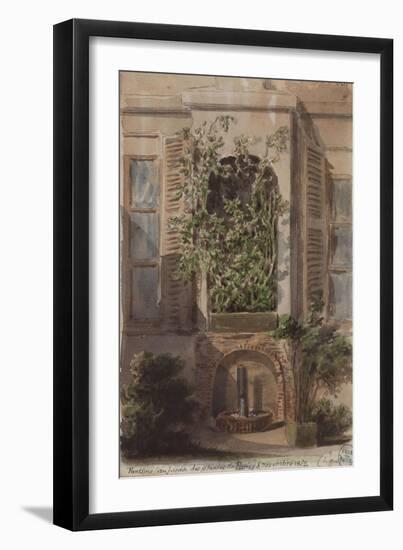 Parisian Fountains-Jean-Marie Amelin-Framed Giclee Print